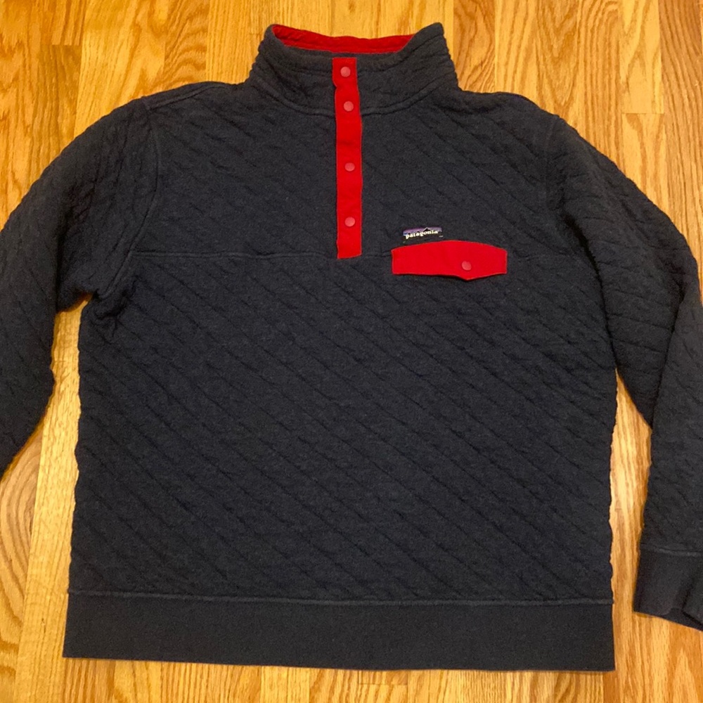 patagonia mens Organic Cotton Quilt Snap-T Pullover - Picture 1 of 3